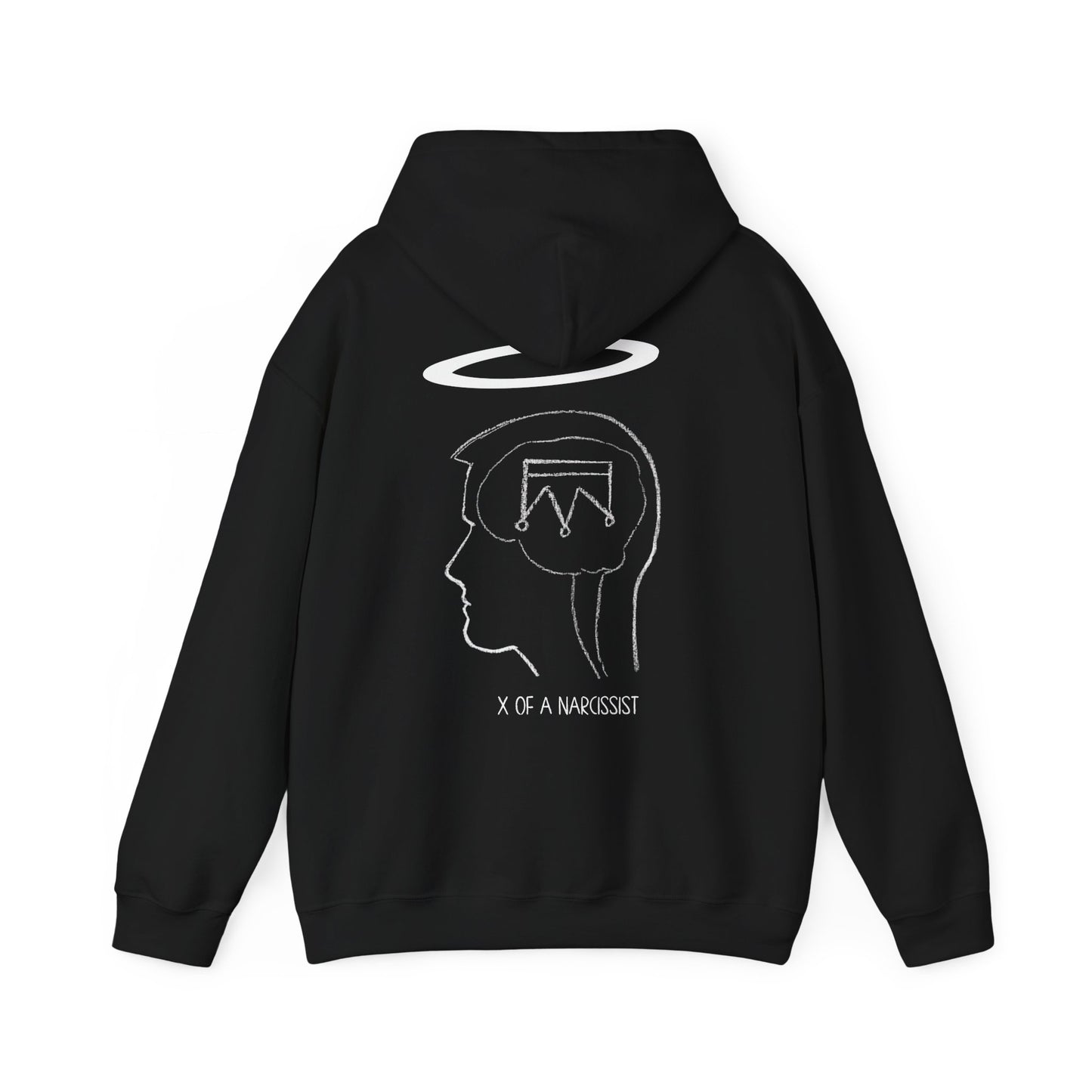 X of a Narcissist Heavy Hoodie