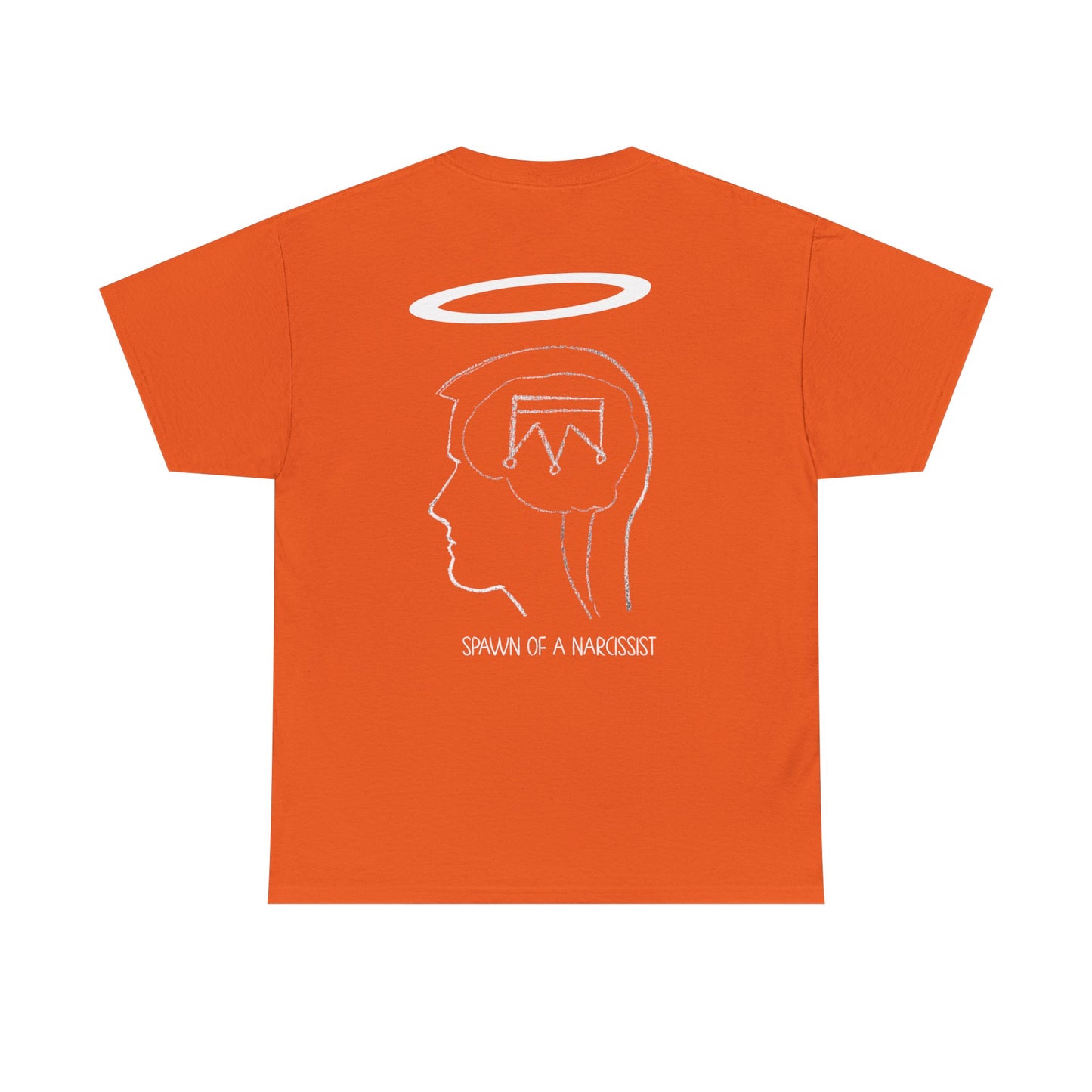 Bare-Bones Spawn of A NARCISSIST Heavy Cotton Tee